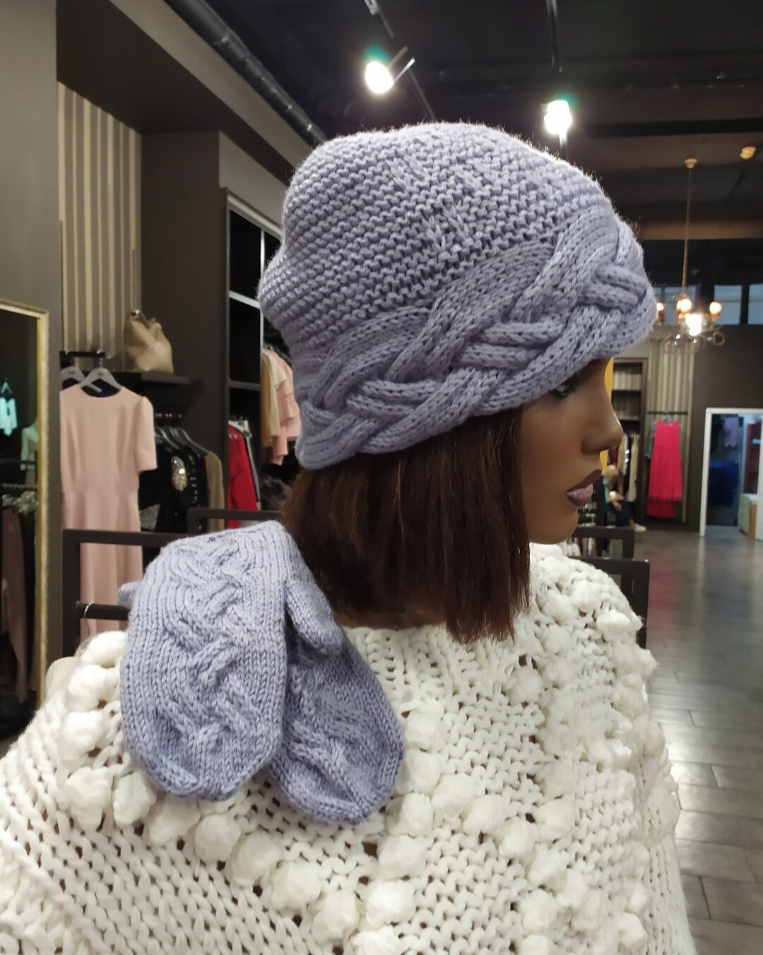 PDF DOWNLOAD Knitting Hat Pattern, Easy Knitted Women Hat Pattern, Knit