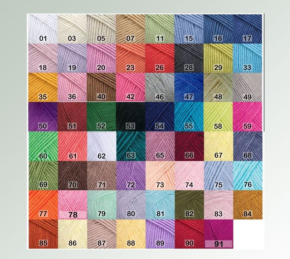 1 Ball Yarnart Jeans Yarn 50 Gram 160 Mt. Color Option Crochet Tool Kit  Stitch Thread String Filament Cerato Amigurumi Cotton