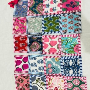 Quilted Fabric Coasters, Reversible Washable Mug Rug,Housewarming gift, Coffee table decor, Tea Lover gift, Gift For Mum,Coasters For Drinks