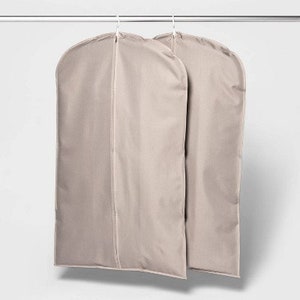 Hanging Clothes Bag Garment Bag Organizer Storage With Clear Pvc Windows  Garment Rack Cover Dust-proof Clothes Cover For Suit Coats Jackets Dress  Clos