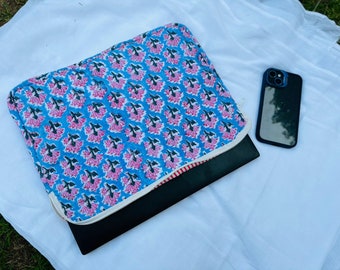Quilted Laptop Sleeve,iPad Sleeve, iPad Air Case,iPad Bag,Quilted iPad Pouch,Laptop Sleeve 13 inch,Macbook Air 15 Inch Case