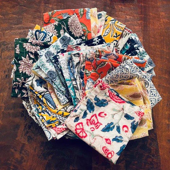Small Large Handkerchief Women 100 Cotton Fabric Ladies Hankies Gift for Her Reusable Cotton Tissues Zero Waste Handkerchiefs Gift MOM Etsy UK