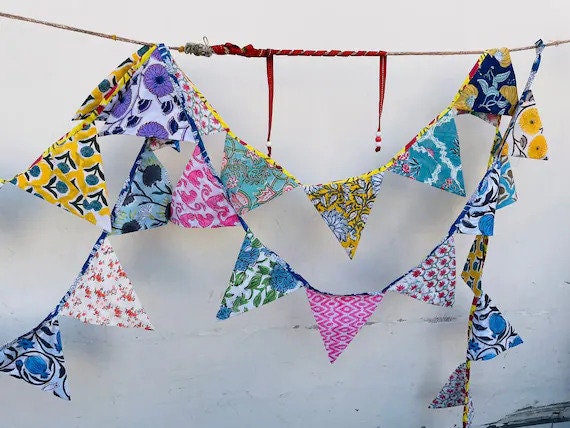 Large Tissue Bunting Garland