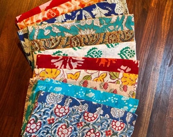 Beaux 100 % coton dames mouchoirs vintage floral fait main mouchoirs petits mouchoirs réutilisables cadeau pour maman