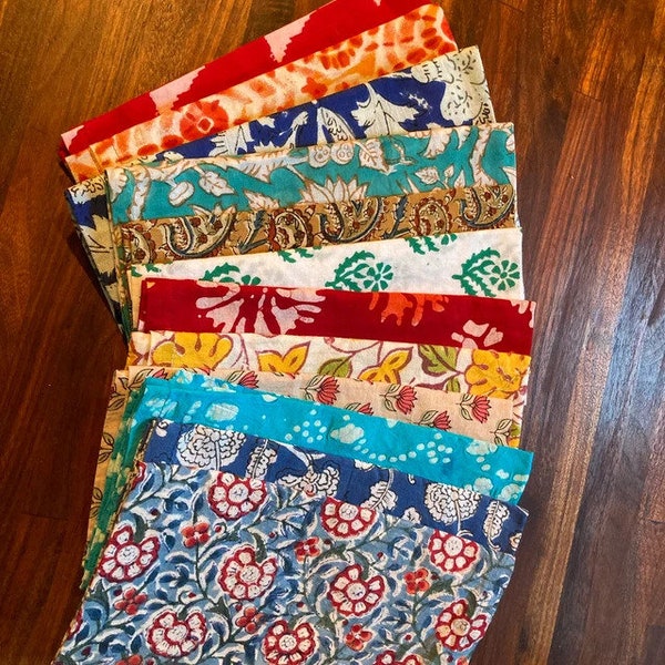Beautiful 100% Cotton Ladies Handkerchiefs Vintage floral Handmade Hankies Small Reusable tissues Gift for Mom