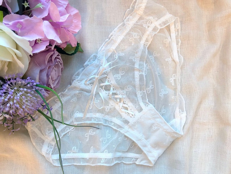 Chemisier Chloé Authentique Taille 38 - Soie Crépon Velours Transparent à Volants Et Nœud - Craie - Neuf Avec étiquettes