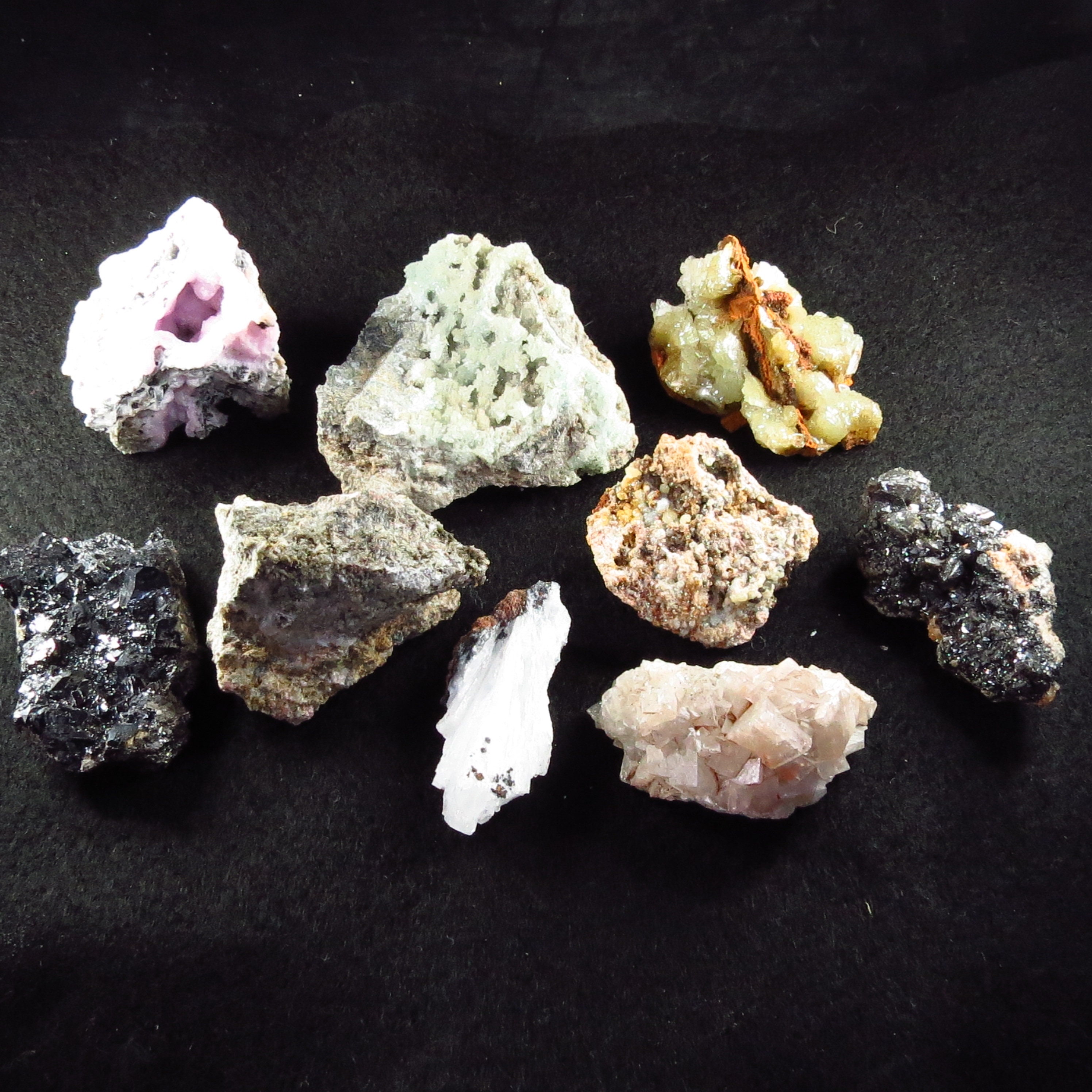 Collection of Zinc minerals from worldwide occurrences Etsy