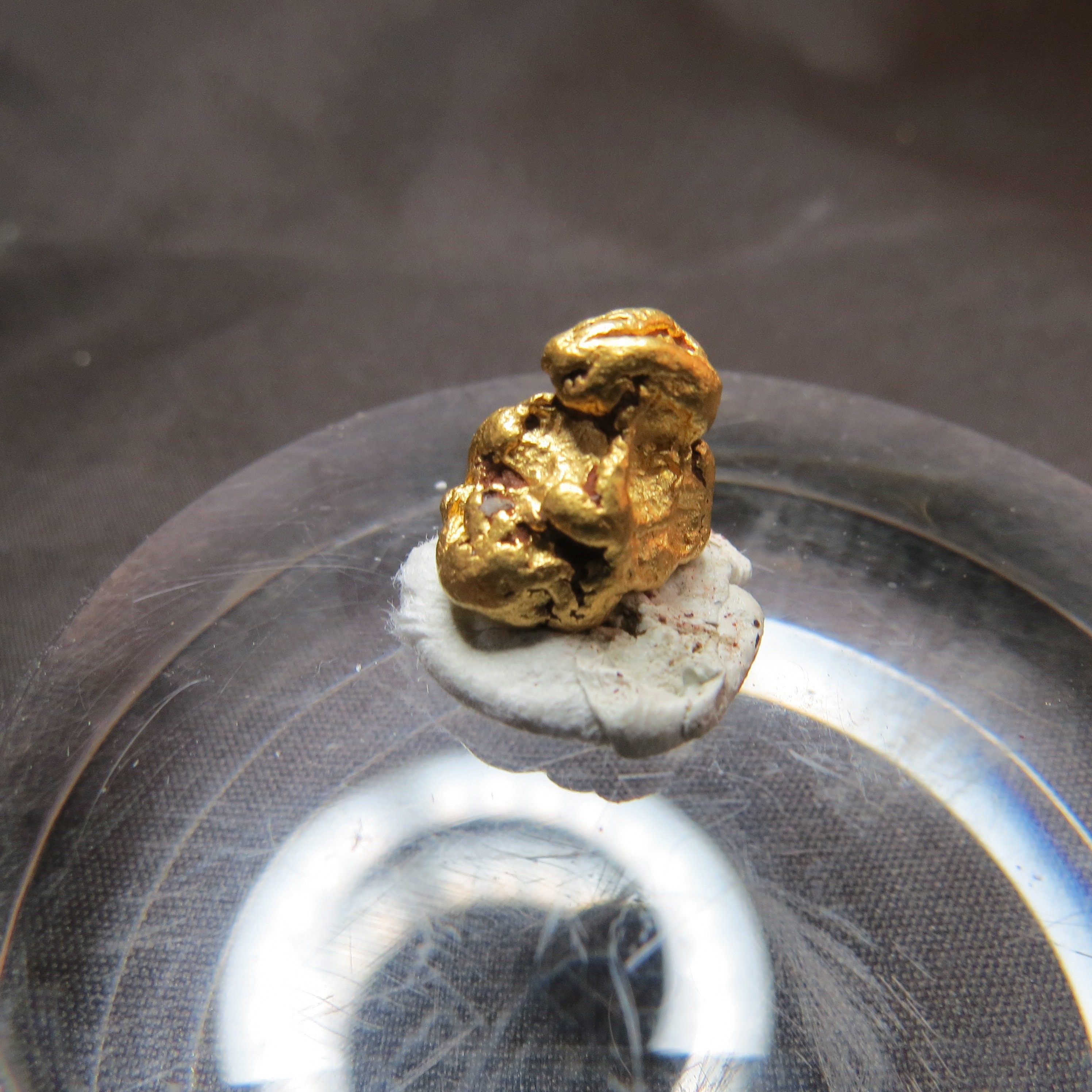 4.98 Gram Natural Australian Gold Nugget - Antique Sage