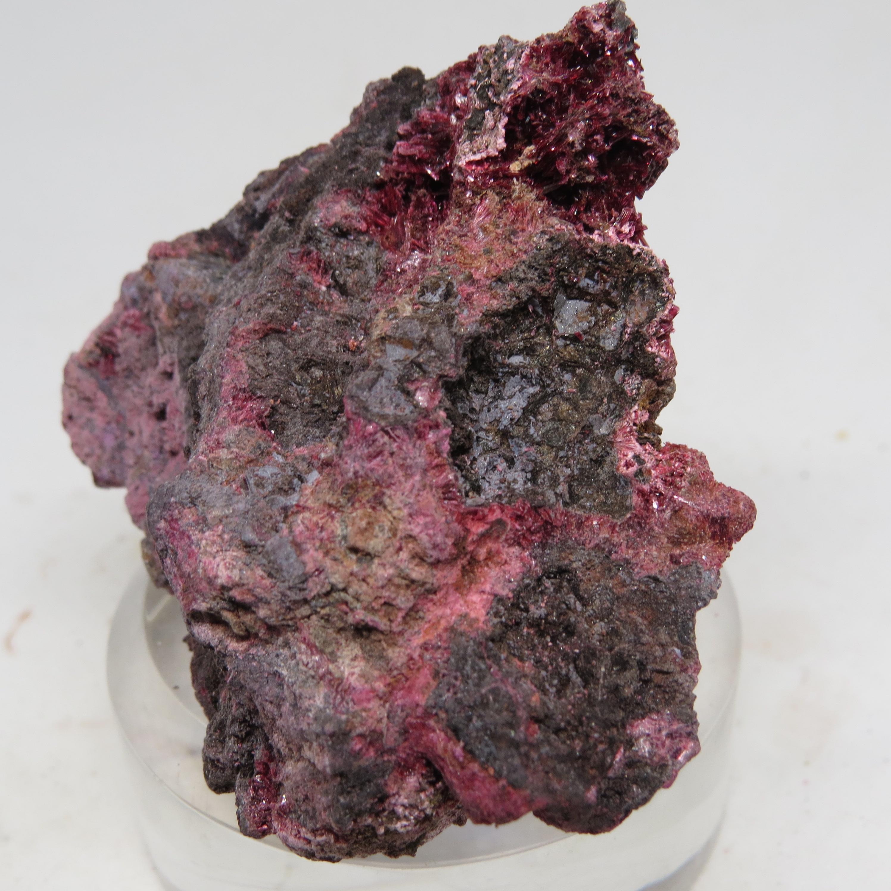 Erythrite with rare Co and As minerals, Bou Azzer, Morocco