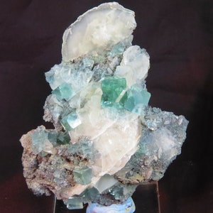Calcit & Fluorit, Hunan, China
