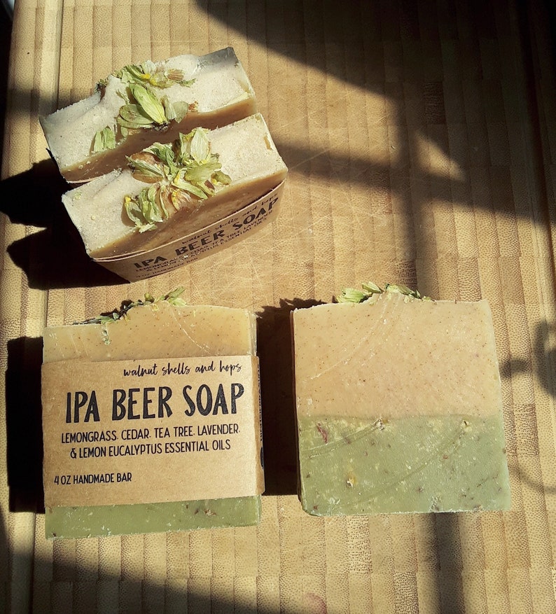 IPA Beer All Natural Soap Bar image 1