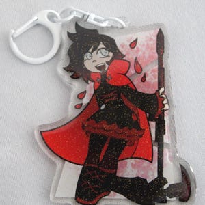 Ruby Rose Acrylic Charm - RWBY