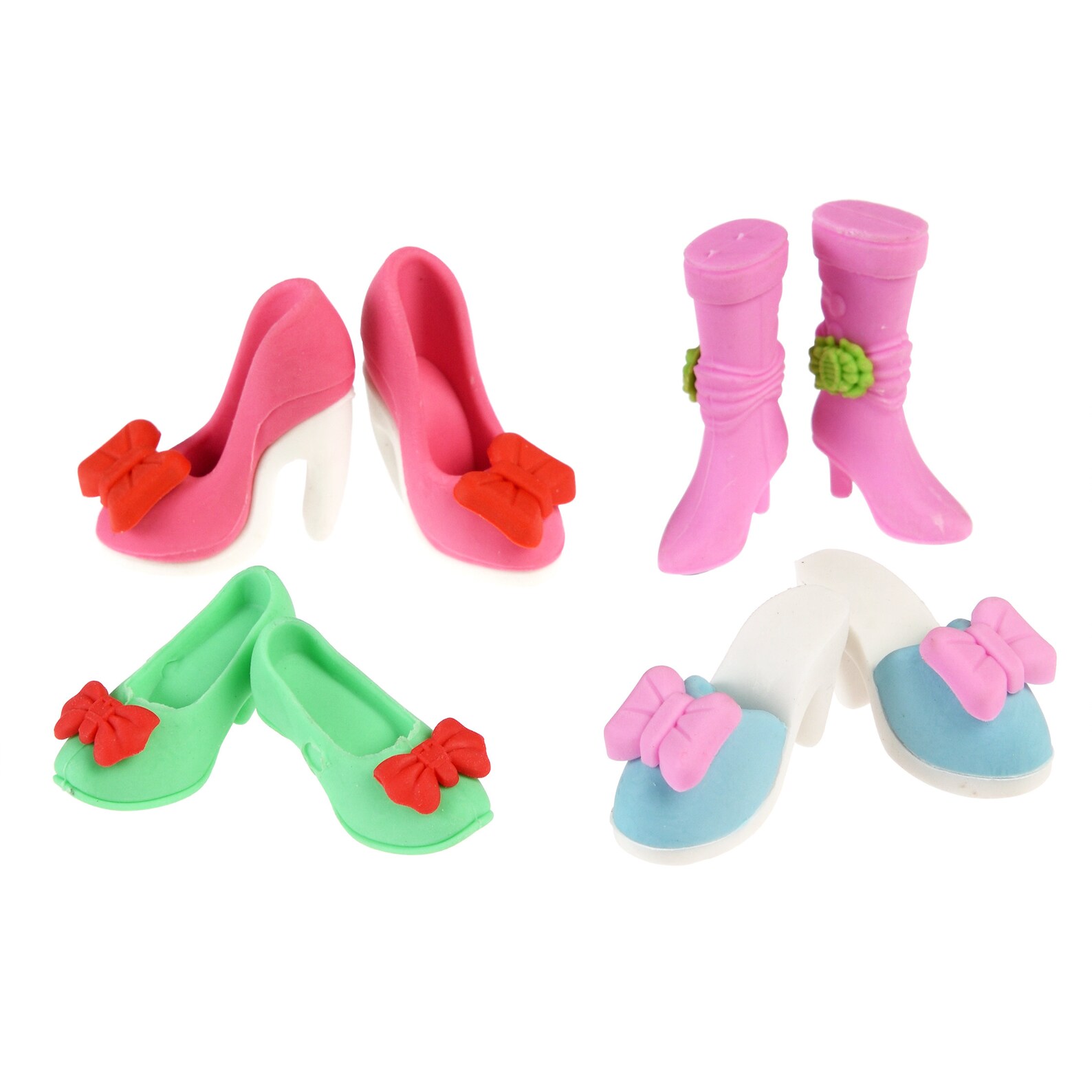 Quirky Shoe Erasers set of 8 Kids Fun Eraser Set Etsy