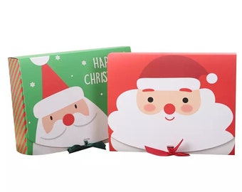 Christmas Gift boxes | Santa Gift box | 2 colours Red & Green Gift Boxes