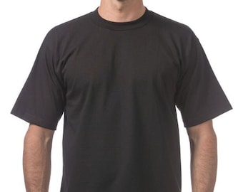 Pack of 3 - PROCLUB - Men&#39;s Heavyweight Short Sleeve Tee - Free Shipping -