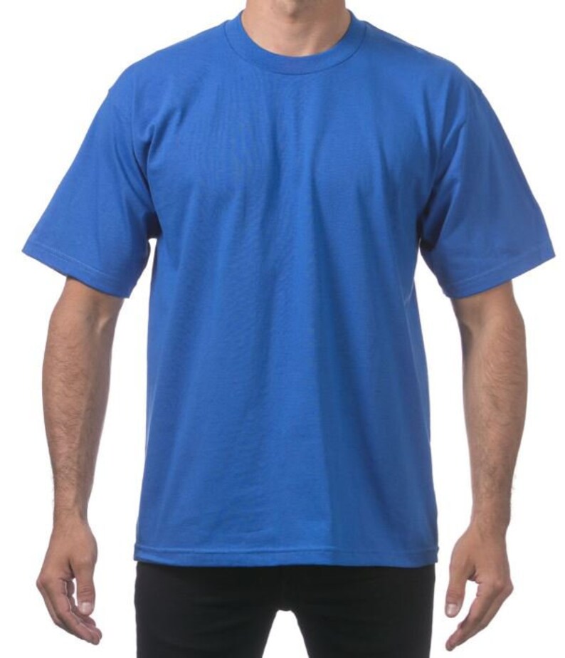 Peut inclure: Un t-shirt &agrave; manches courtes bleu royal uni.