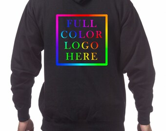 Sweats à capuche Proclub personnalisés - Recto ou recto/verso - Impression couleur - Illustration gratuite incluse