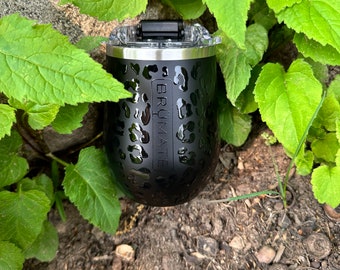 Brumate Uncork'd Wine Tumbler \\ Onyx \\ Leopard Wine Tumbler \\ Wine \\ Drinkware