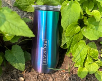 Brumate Champagne Flute \\ Rainbow Titanium \\ Champagne Tumbler \\ Brumate Drinkware