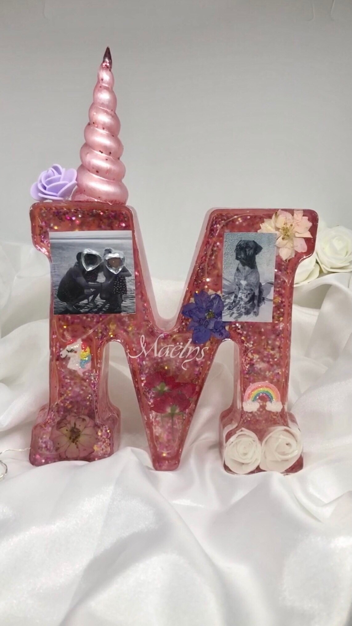 Grande Lettre en Résine