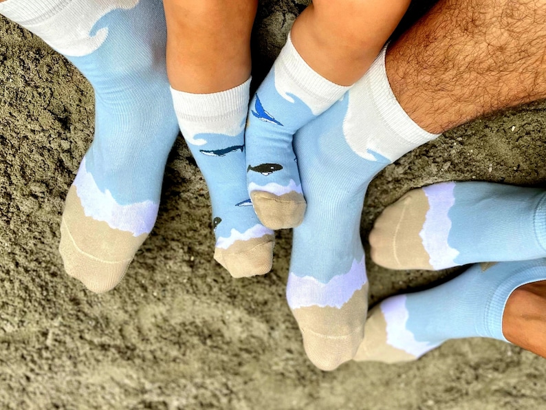 HEY MATES socks Partner look Mini me Family Mom Dad Child Gift birth birthday Baby Baptism baby shower Baby shower image 1