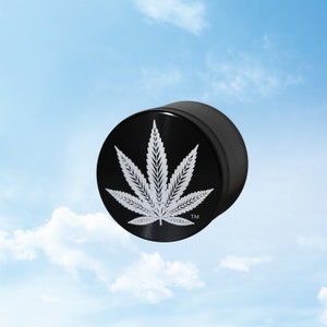 Black Flower 2.5 in / 63.5mm Aluminum Grinder