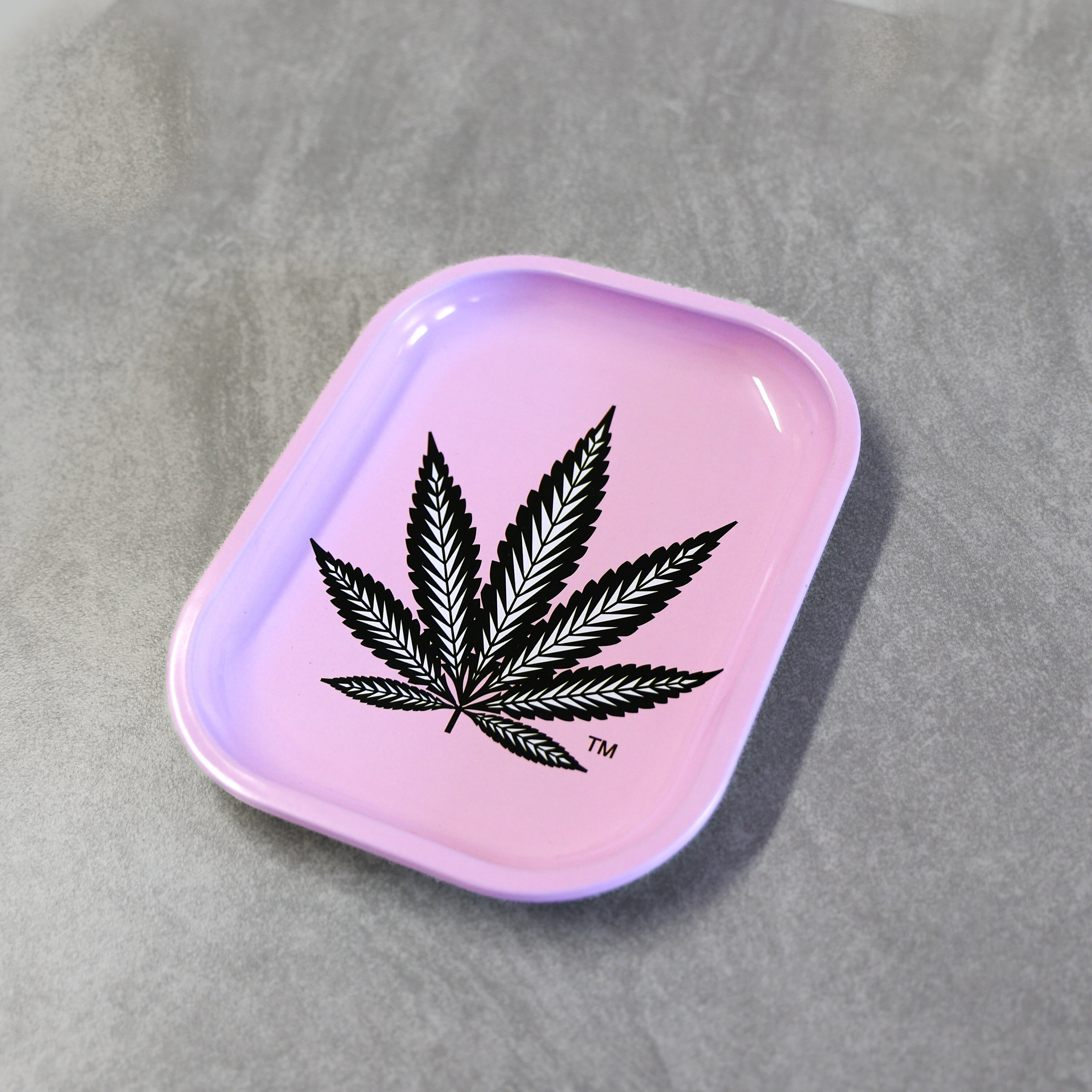 Pink Rolling Tray Girly - Cute Rolling Trays Premium Metal Small Tray with  Design - Unique Gifts for Women Girls Mom, Travel Accessories, 7'' X 5.5