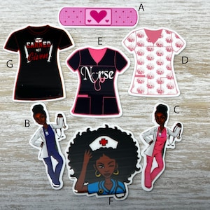 1 NO HOLE Nurse Planar Charm, Flatback Charms, Resin Charm, Healthcare Worker Planar Charm, Medical Field Charm