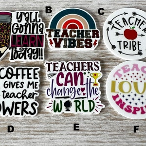1 NO HOLE Teacher Planar Charm, Flatback Charms, Resin Charm, Educator Planar Charm