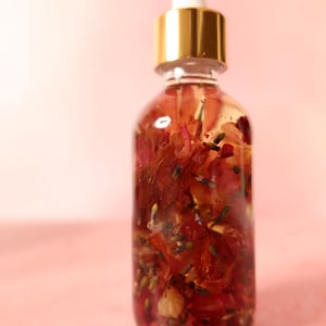 Lumière des étoiles (Starlight) oil | Night time skincare | Soothing + Rejuvenating moisturizer | Vegan | Organic & Natural skincare