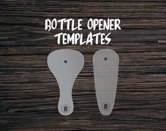Acrylic Bottle Opener Templates | Router Template