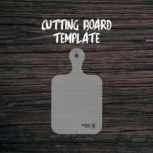 Simple Acrylic Cutting Board Template | Router Template