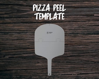 Pizza Peel Template Clear Acrylic Router Pattern