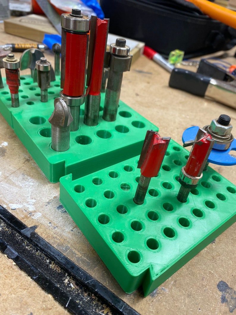 Modular Router Bit Holder: CNC & 3D Printer Files (digital Download) - Etsy