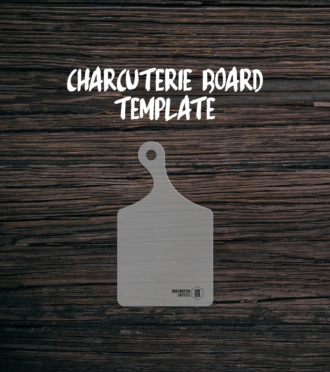 Clear Acrylic Charcuterie Board Template Router Template Etsy