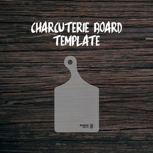 Clear Acrylic Charcuterie Board Template | Router Template