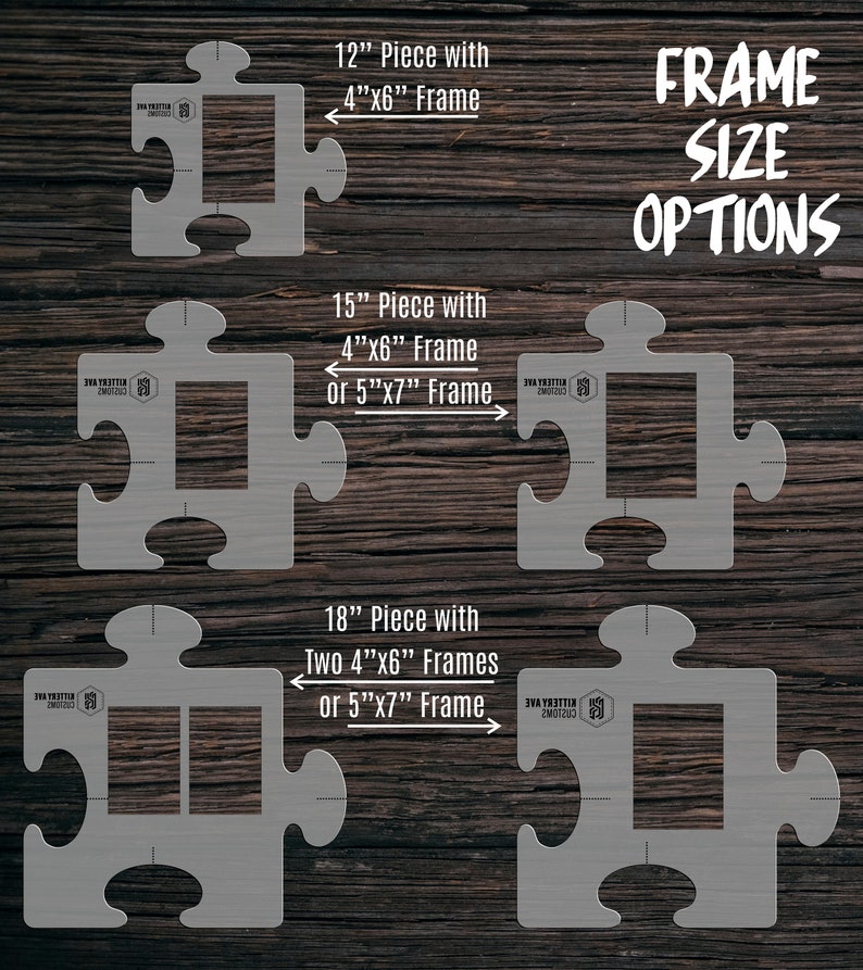 Puzzle Piece Router Template: Acrylic Cutting Board & Picture Frame ...
