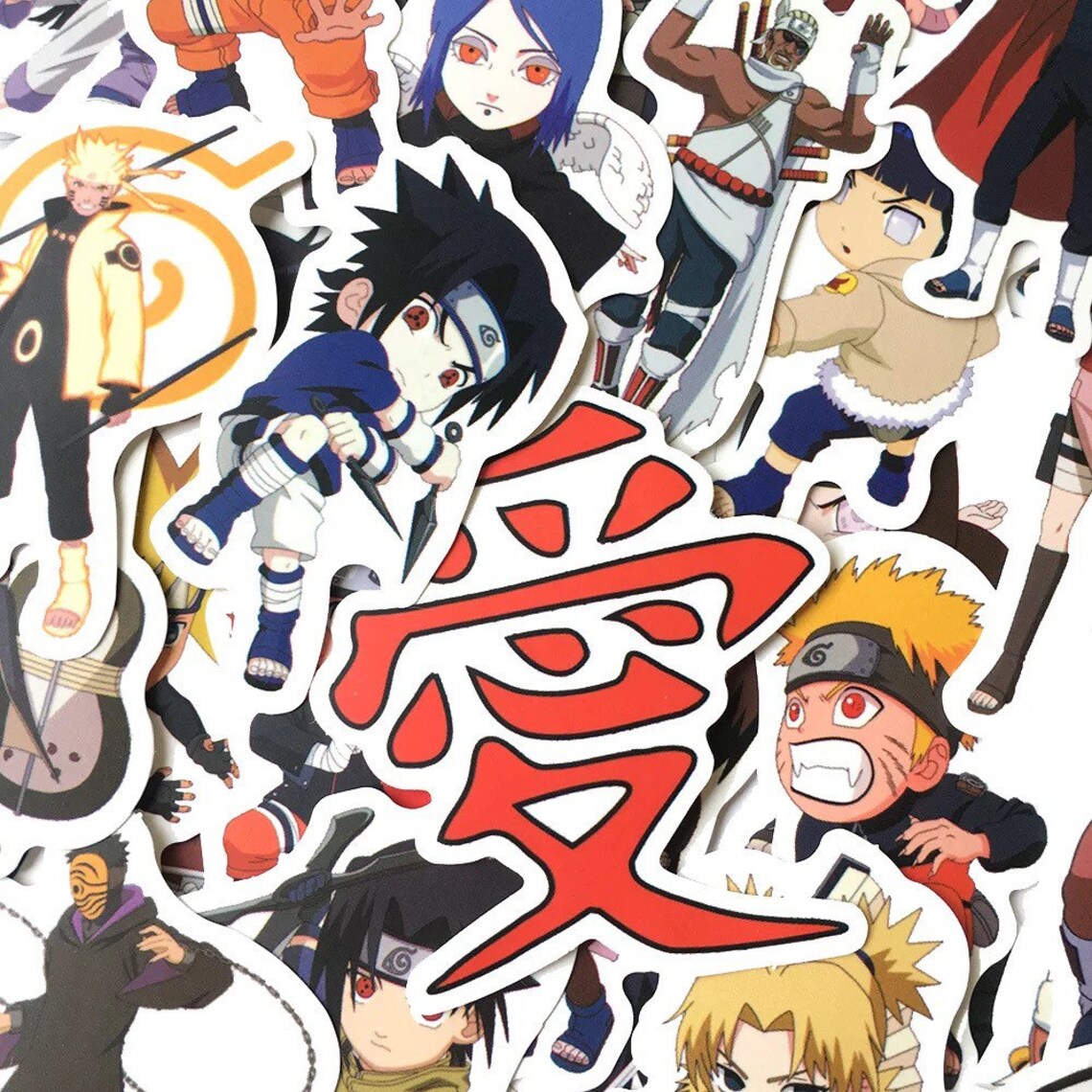 50Pcs Naruto Anime Stickers Laptop Skateboard luggage Graffiti Etsy