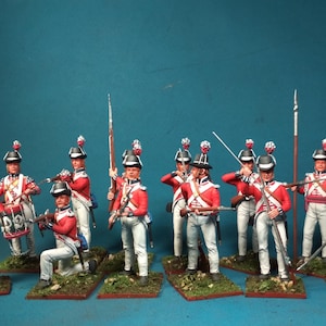 VID soldiers Gb-19 Royal marines, Napoleonic era 60 mm collectable figurines