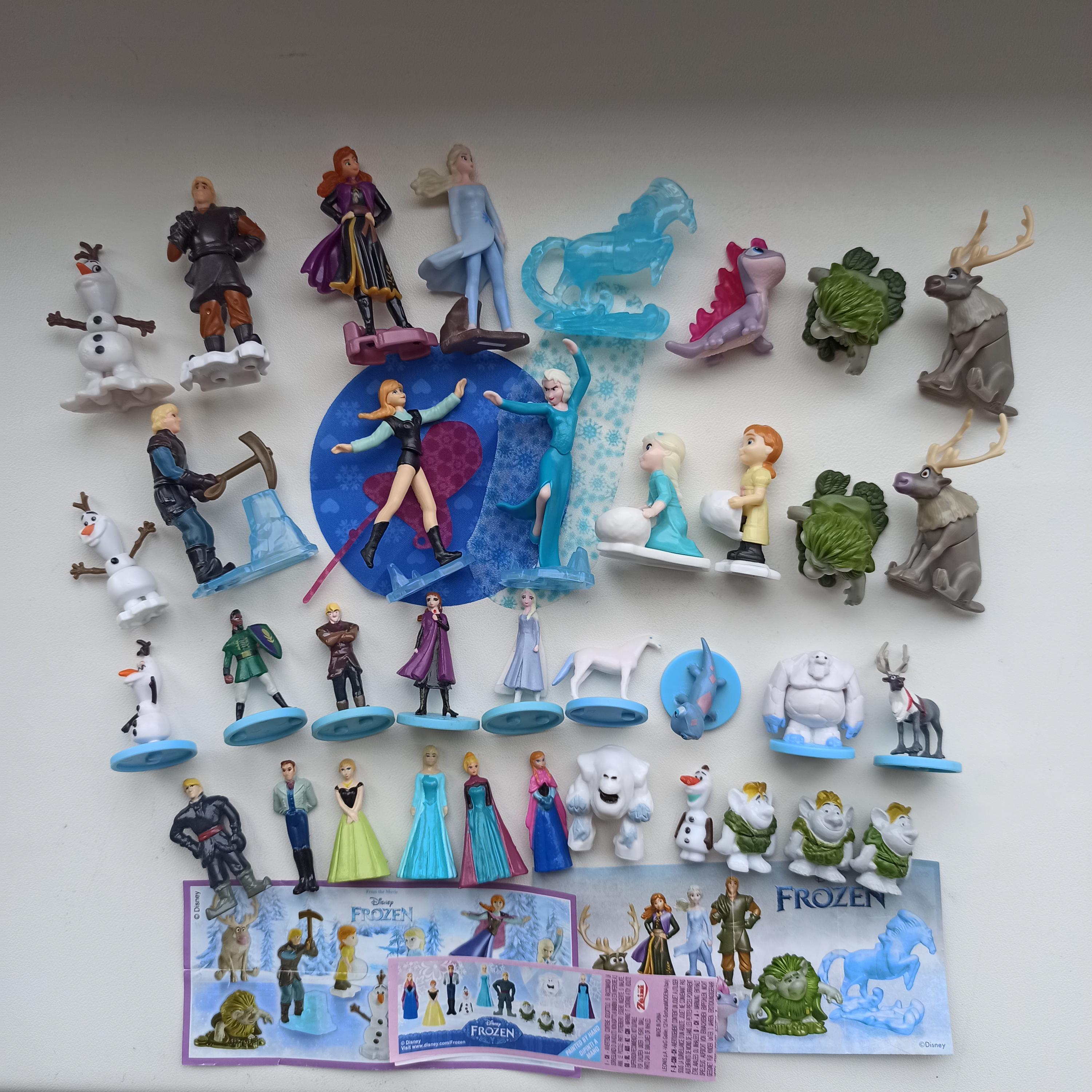 日本未発売★Kinder Surprise フィギュア セット売り Frozen, Kinder Surprise, Surprise Drink & Play - Etsy