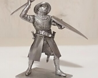 Soldados VID, kn-1 - Caballeros, figuras coleccionables de metal de 60 mm