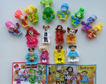 Fixiki, Barboskins, Kinder Sorpresa.