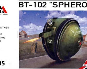 AMG 35203 BT-102 Spheroid (Vehículo blindado pequeño soviético de la Segunda Guerra Mundial), escala 1/35