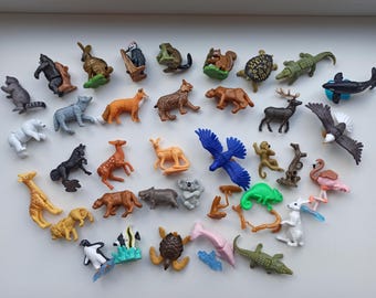 Animales, dibujos animados, Kinder Sorpresa