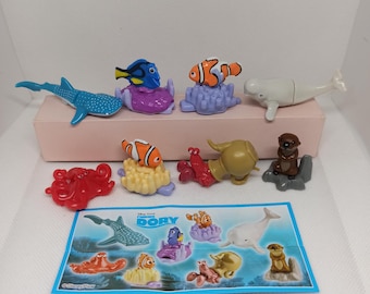 Buscando a Dory y Nemo 2016, Kinder Sorpresa, Set completo, SD302 - SD309