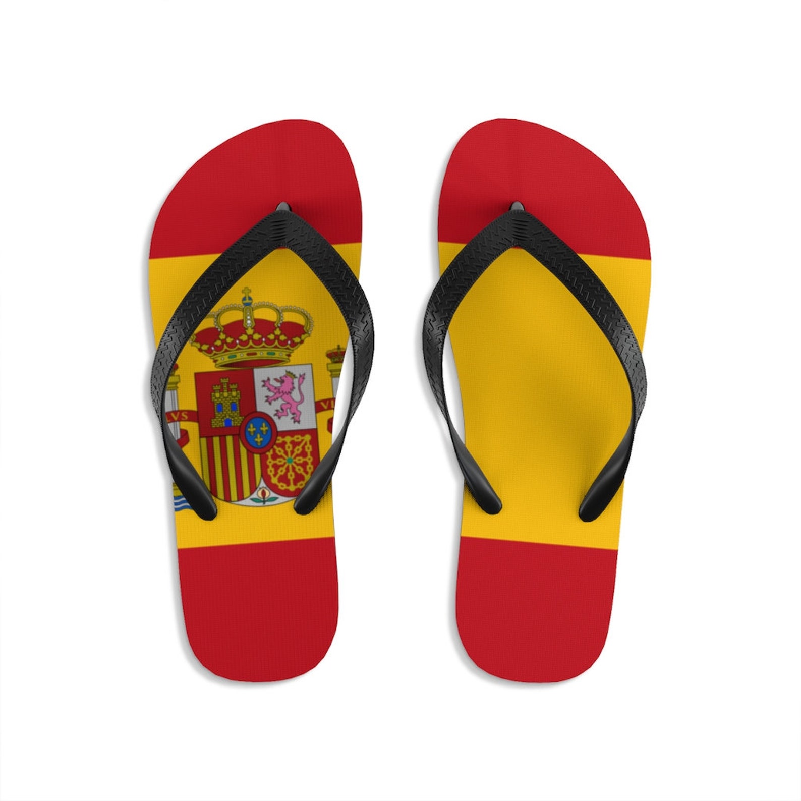 FLAG FLOPS Spanish Unisex FlipFlops Etsy