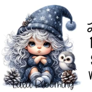 Winter Gnome Personalized Return Address Label Stickers (Set of 30)