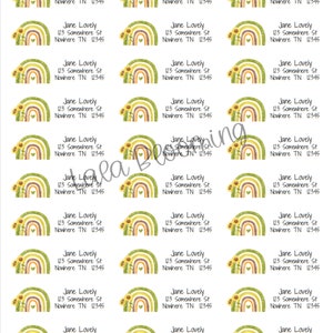 Summer Custom Return Address Label Stickers, Return Address Labels, Envelope Address Stickers, Personalized Address Labels, Set of 30