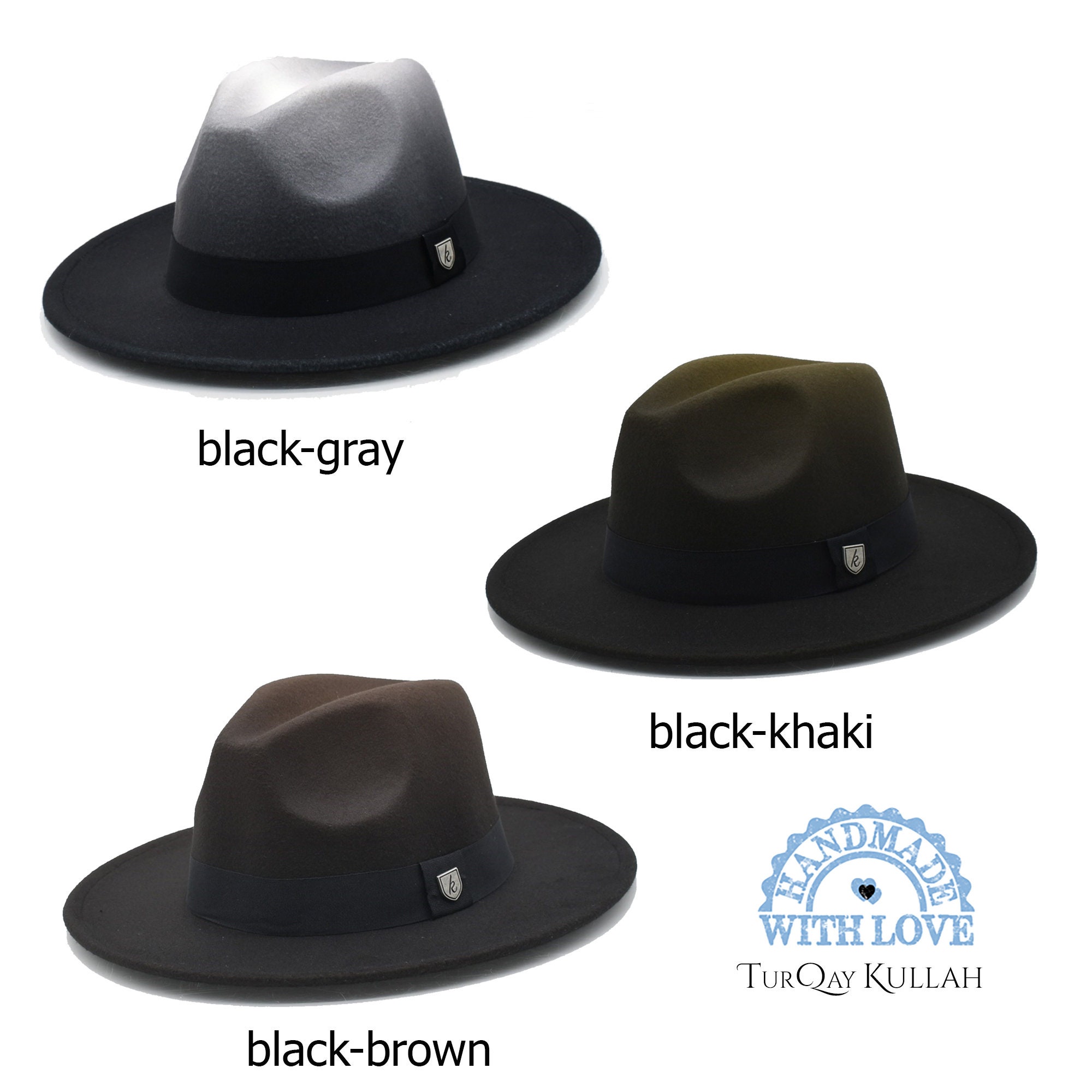 FEDORA Hat GRADIENT Color UNISEX Panama 