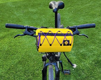 Yellow Bicycle Barrel Bag